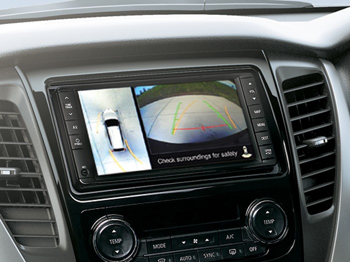 gambar multi around view monitor pajero dakar ultimate 4x4