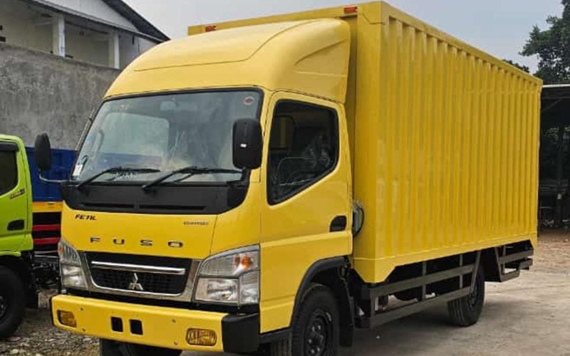 GAMBAR TRUK CANTER FE 71 LONG